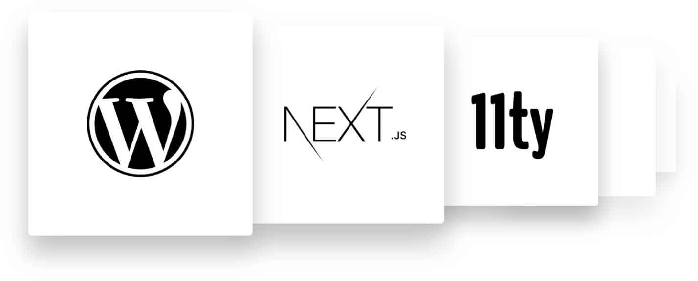 Supported CMS’ and frameworks